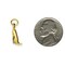 14K Yellow Gold 3D High Heel Charm French Slipper Jewerly 17mm x 9mm